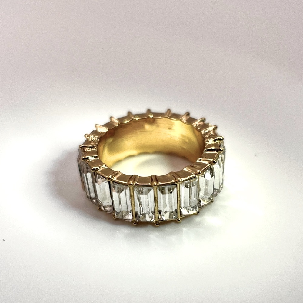 Anthropologie Bauble Bar White Night Alidia Ring - Picture 2 of 3